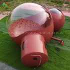 Tenda a bolla gonfiabile commerciale di due stanze in PVC trasparente Eco Dome Camping
