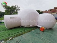 Tenda a bolla gonfiabile Casa all'aperto Gigante trasparente Tenda a bolla a cupola di cristallo gonfiabile riscaldata