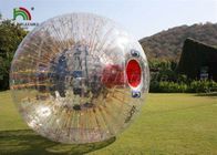 Palla umana gigante pazza del criceto, palla di rullo dell'acqua del PVC collina/dell'erba