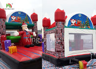 Castello rimbalzante gonfiabile del Babbo Natale di Buon Natale per la decorazione 20ft di natale