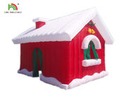 tenda rossa della Camera di pubblicità di 5*4*4 m. dei prodotti di festival di Natale gonfiabile della decorazione