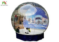 Annullare gonfiabile della palla della neve di dimensione umana foto del globo del PVC da 0,8 millimetri che prende EN14960 per la foto /Advertising della presa